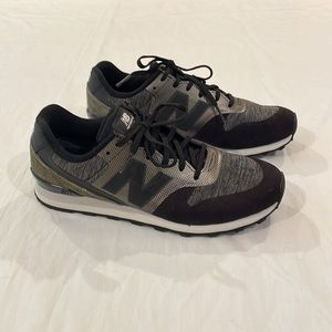 New Balance NB 696 Re-engineered Black Gray Metallic Olive WL696NOC
